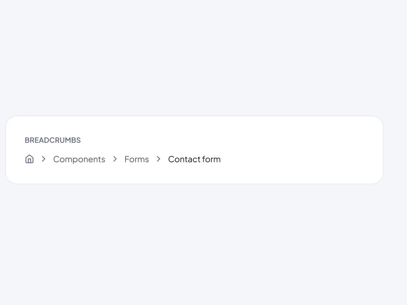 Breadcrumbs UI for Figma