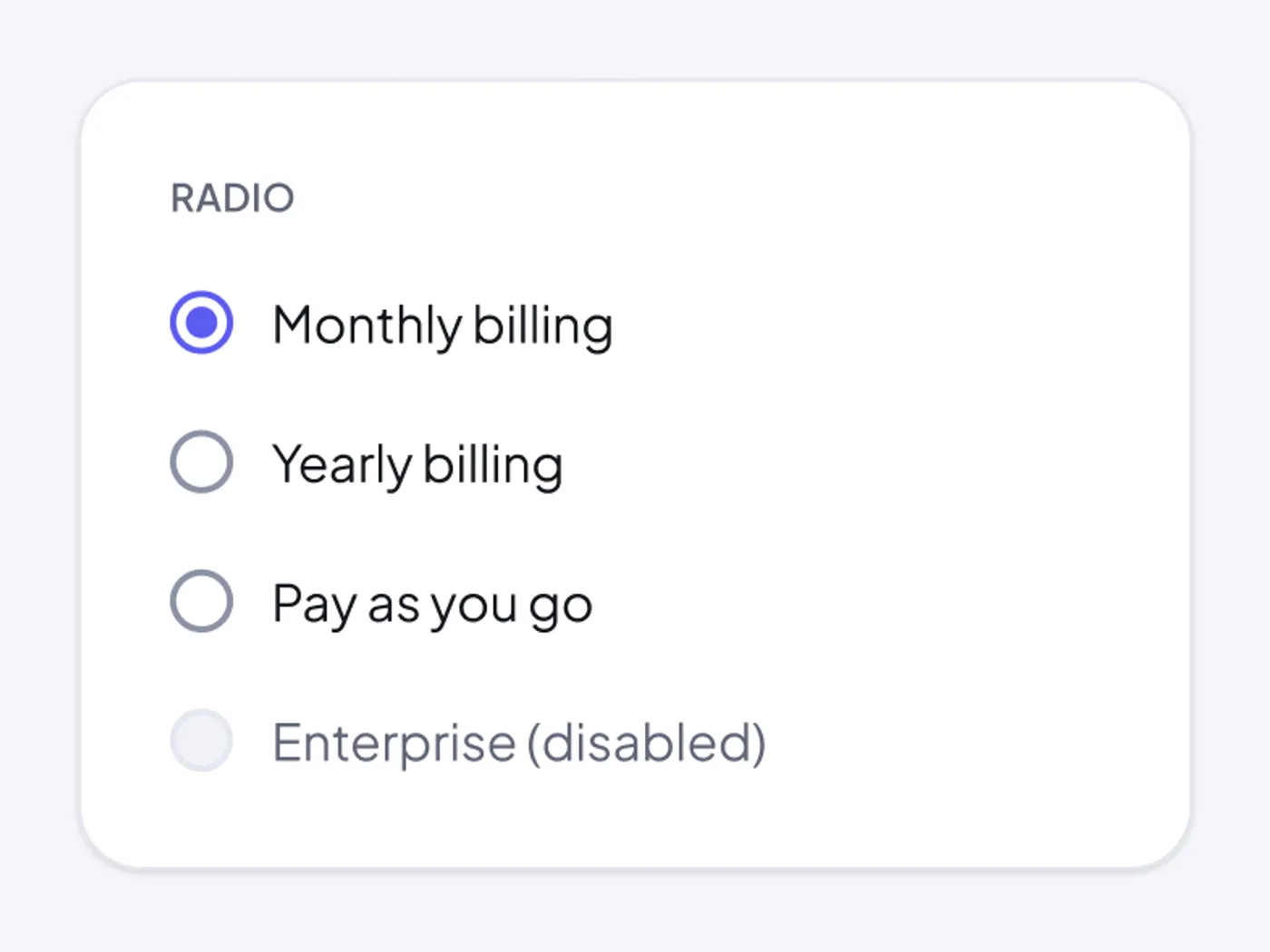 Radio Button UI for Figma
