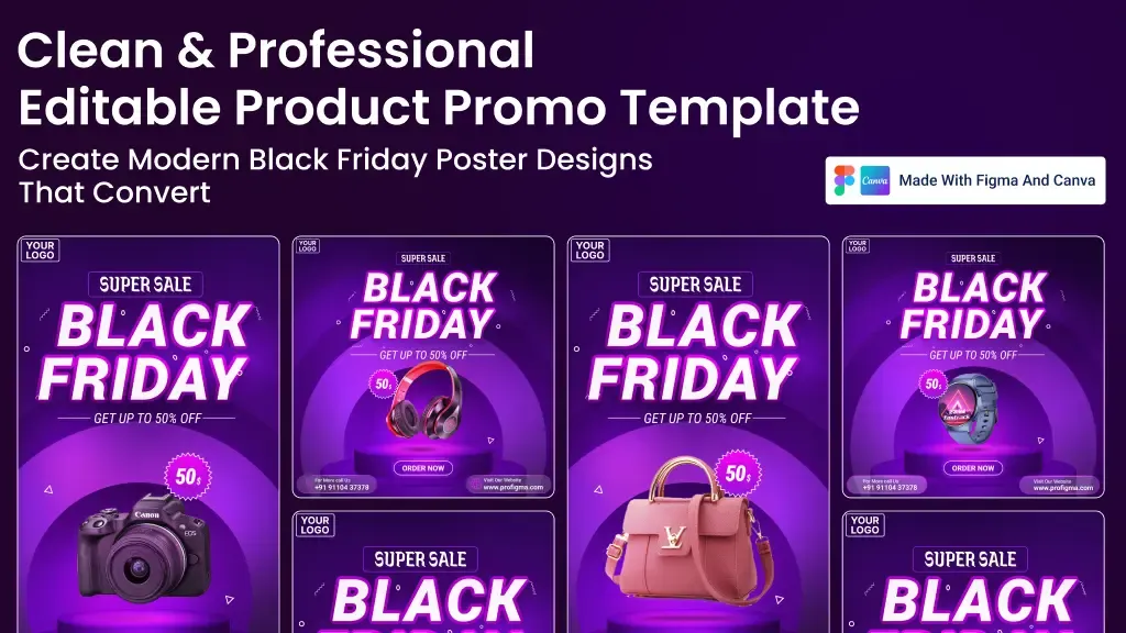 Cover image for the guide on Black Friday poster design