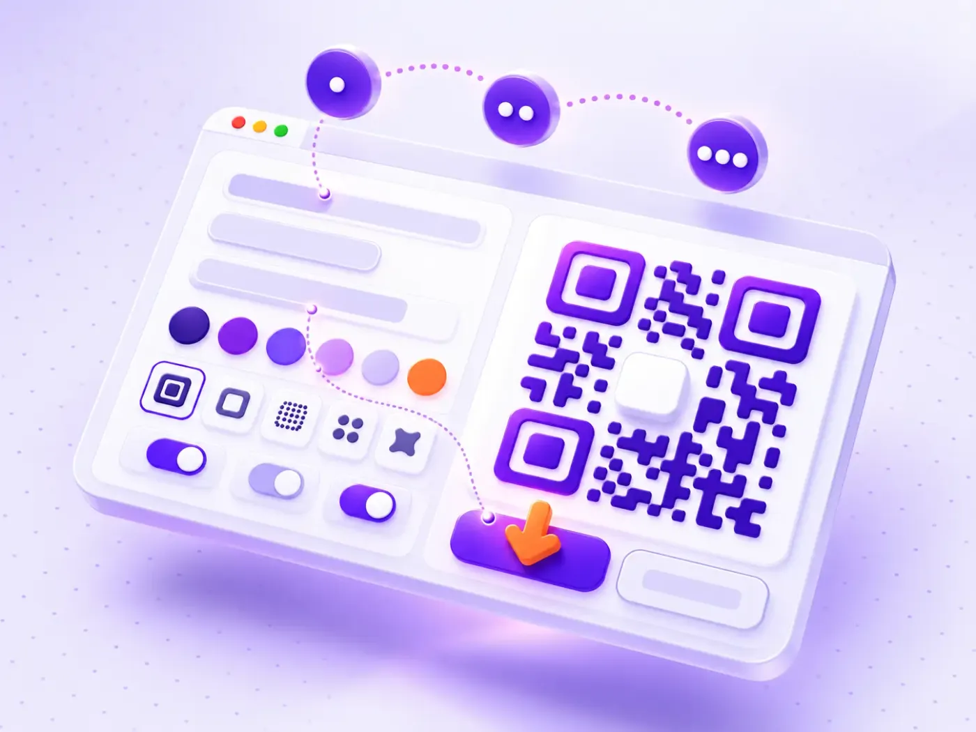 QR code generator how-to: enter content, customize colors and logo, then download your QR code as PNG or SVG
