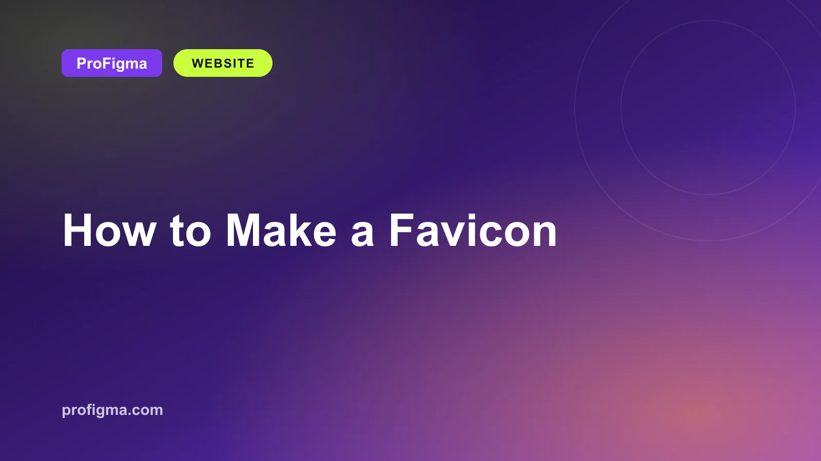 How to Make a Favicon: Sizes, Formats and the HTML You Need