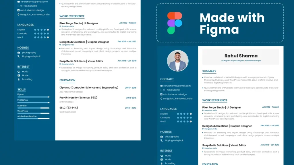 Figma Resume Template