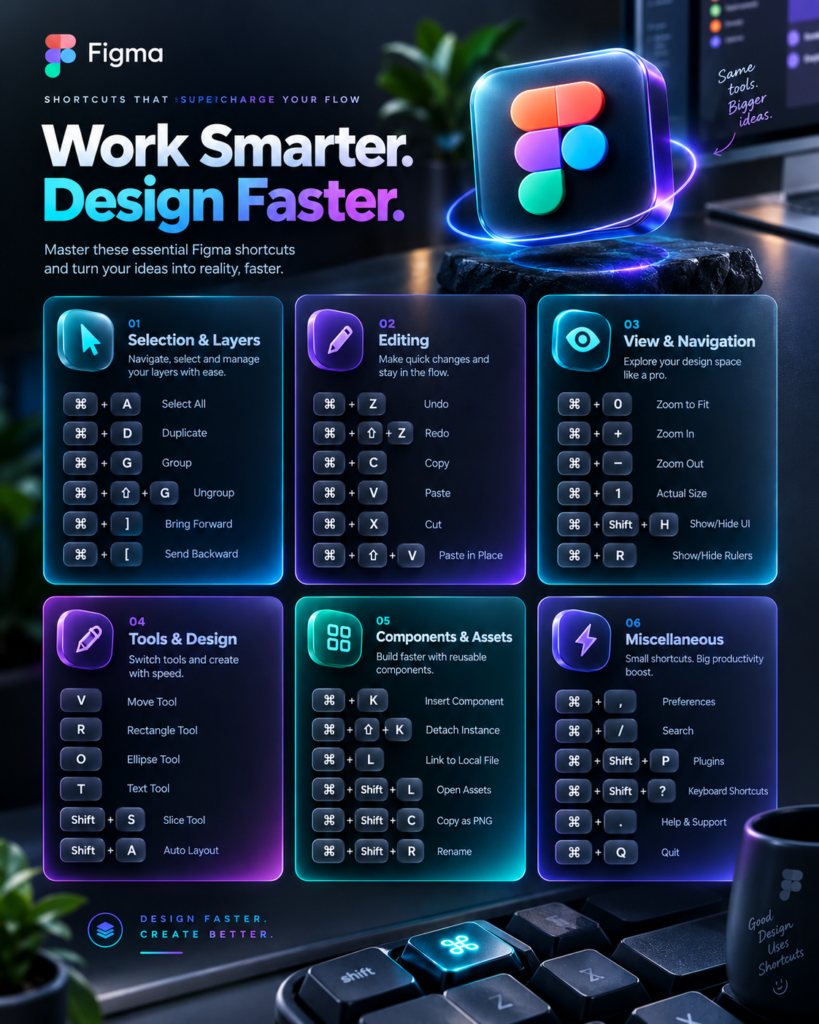 A complete guide to mastering Figma time-saving shortcuts